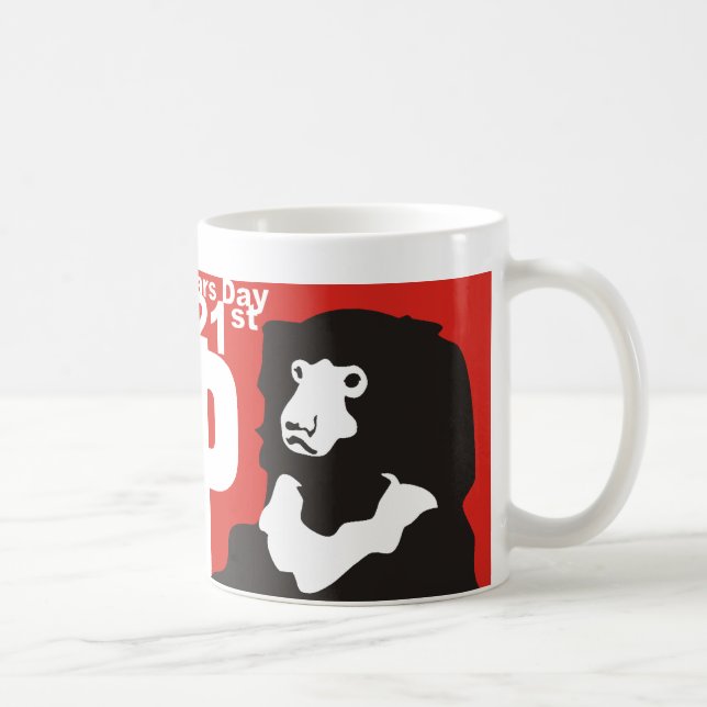 TAZA DE CAFÉ OSO DE PEREZA DE ISBD (Derecha)