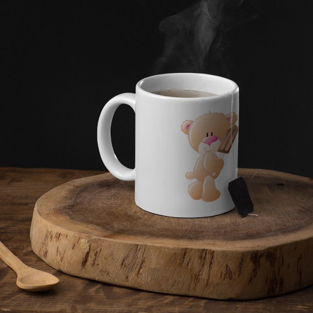 Taza De Café Oso De Teddy Con Un Café De Bloque De Hielo (Subido por el creador)