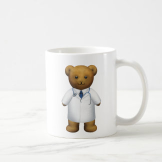 Taza De Café Oso del médico - oso de peluche