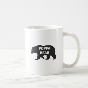 Taza De Café Oso del Poppa - muestre al papá que usted cuida