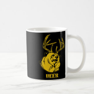 Taza De Café Oso Divertido Más Ciervo Equivale a Ciervo Cerveza