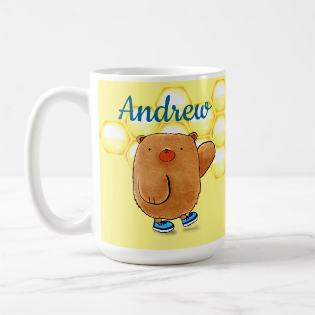 Taza De Café Oso dulce de miel (Izquierda)