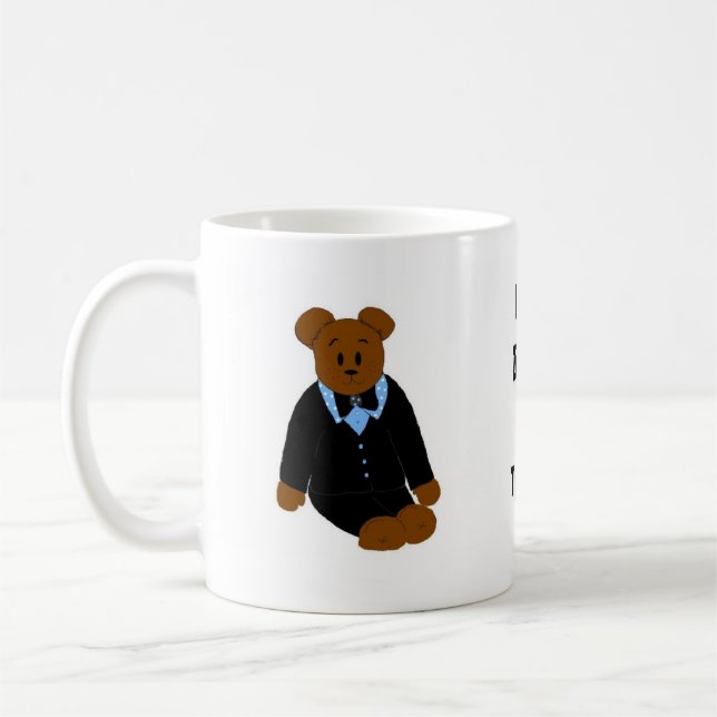 Taza De Café Oso en Tuxedo (Izquierda)