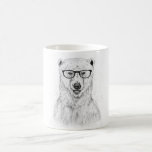 Taza De Café Oso geek<br><div class="desc">ilustracion</div>