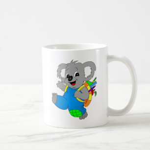 Taza De Café Oso Koala con mochila
