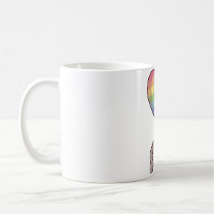 Taza De Café Oso Koala Lindo y Globo de Colores