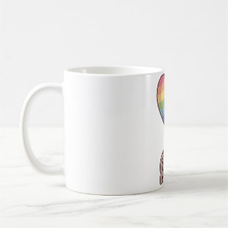 Taza De Café Oso Koala Lindo y Globo de Colores