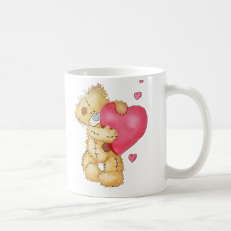 Taza De Café Oso lindo con los corazones