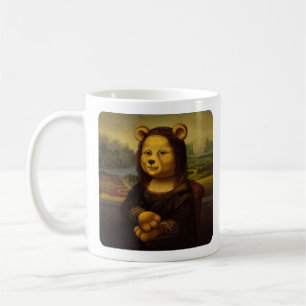 Taza De Café Oso Mona Lisa
