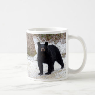 Taza De Café Oso negro de Pennsylvania en invierno