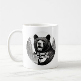 Taza De Café Oso País Advertencia