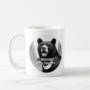 Taza De Café Oso País Advertencia
