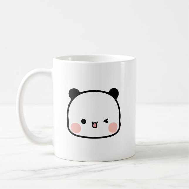 Taza De Café Oso panda, bubu y dudu, bubu facial (Izquierda)