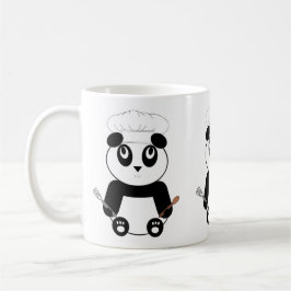 Taza De Café Oso Panda con el gorra Mug del chef
