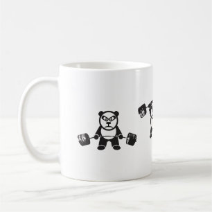 Taza De Café Oso Panda - Squat, Press, Deadlift - Mug