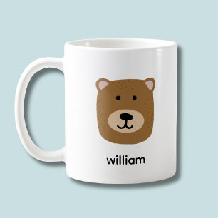Taza De Café Oso pardo lindo