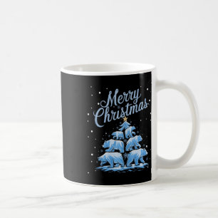 Taza De Café Oso Polar Árbol De Navidad Con Árbol De Navidad Me