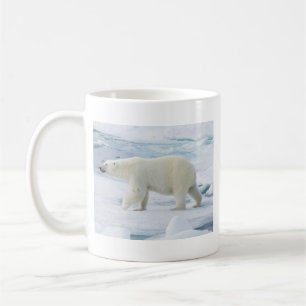 Taza De Café Oso polar caminando, Noruega