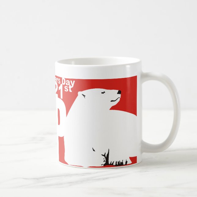 TAZA DE CAFÉ OSO POLAR DE ISBD (Derecha)