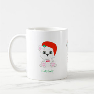 Taza De Café Oso Polar de Navidad
