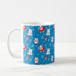 Taza De Café Oso Polar de Navidad