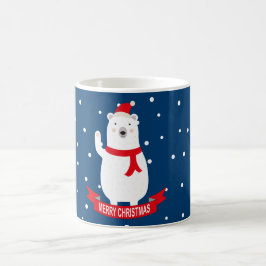 Taza De Café Oso polar de Navidades curos