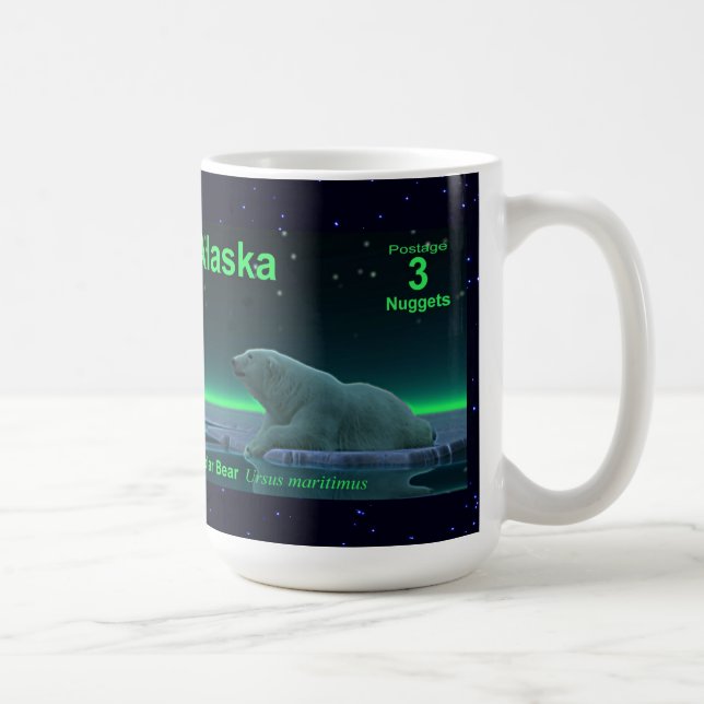 Taza De Café Oso polar del borde del hielo (Derecha)
