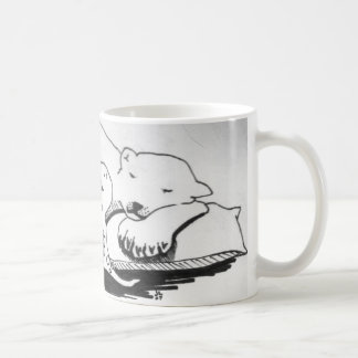 Taza De Café Oso polar el dormir con T-Rex