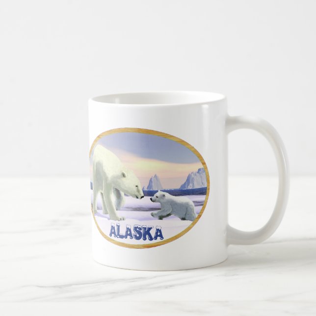 Taza De Café Oso Polar - Mama Nose Best (Derecha)