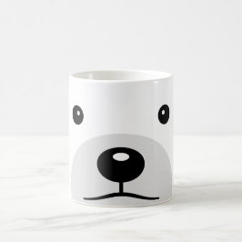Taza De Café Oso polar Personalizado lindo