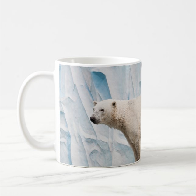 Taza De Café Oso Polar: Vistazo al Zoo Habitat (Izquierda)