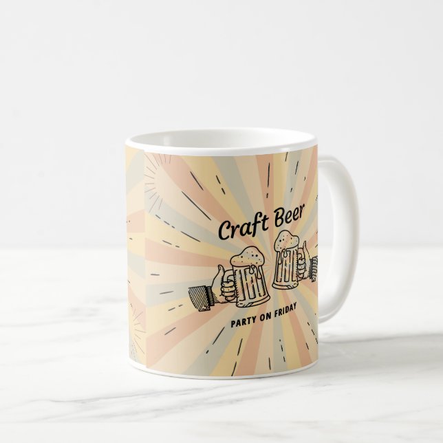 Taza De Café Oso retro (Anverso derecho)