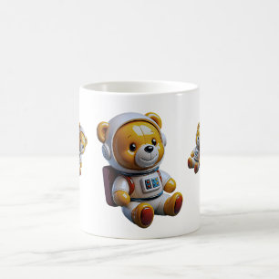 Taza De Café Oso Teddy Astronaut Soñador