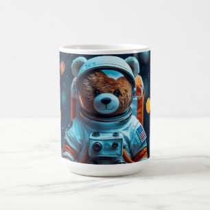 Taza De Café Oso Teddy Astronauta Cósmico