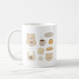 Taza De Café Oso Teddy Bear Oso Lindo Oso Marrón