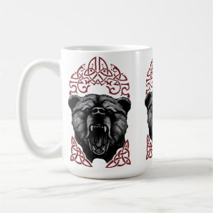 Taza De Café Oso Vikingo Rugiente