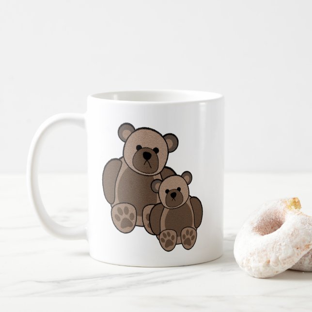Taza De Café Osos de peluche (Con donut)