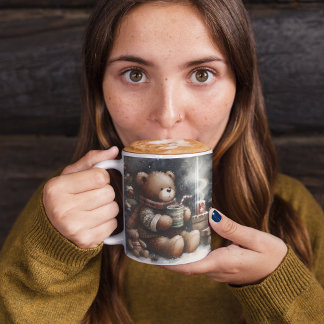 Taza De Café Osos de peluche Feliz Navidad