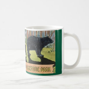 Taza De Café Osos del Parque Yellowstone Vintage 