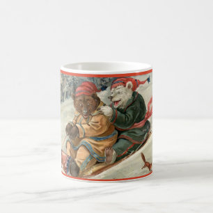 Taza De Café Osos en Trineo