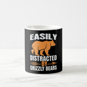 Taza De Café Osos - Fácilmente Distraídos Por Los Osos Grizzly