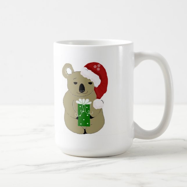Taza De Café Osos Koala de Navidad (Derecha)