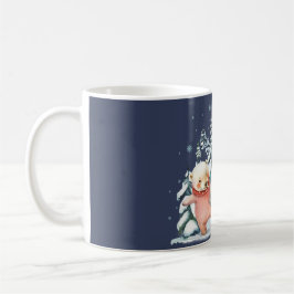 Taza De Café Osos polares adorables de acuarela