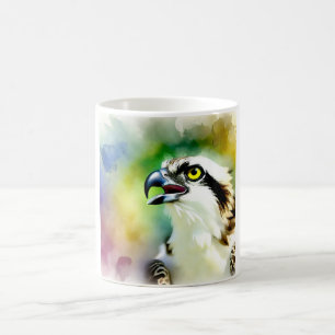 Taza De Café osprey in watercolor 151024AREF136 - Watercolor