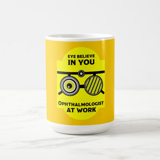 Taza De Café Osteopatía Cirujanos Ojos Mug (Centro)