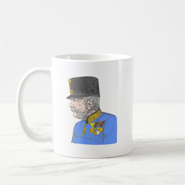 Taza De Café Österreich Kaiser Habsburg Franz Joseph  (Izquierda)
