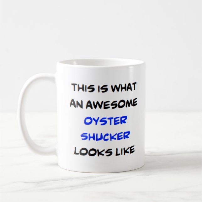 Taza De Café ostión shucker, impresionante (Izquierda)