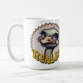 Taza De Café Ostrich de verdad