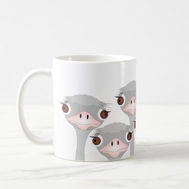 Taza De Café Ostrich Mug (Izquierda)