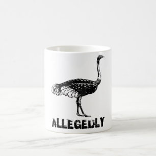 Taza De Café Ostrich retro